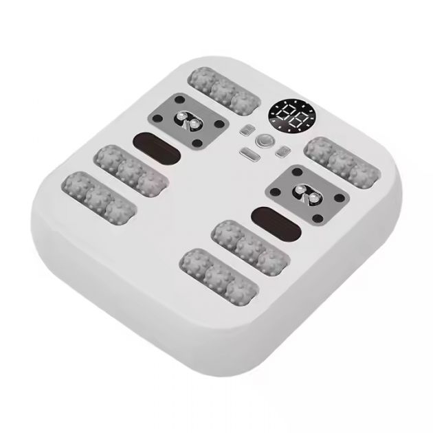 Συσκευή Xαλάρωσης και Μασάζ Ποδιών – Automatic Roller Foot Massager Λευκό 