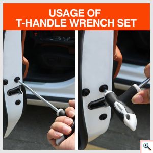 16τμχ Σετ Βαλιτσάκι Κλειδιών HEX & TORX με Λαβή σε Θήκη HORUSDY SDY-94302