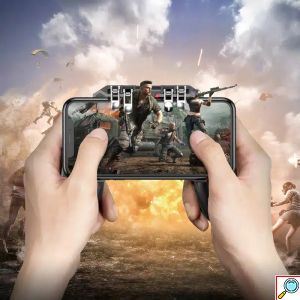 Ενσύρματο Χειριστήριο Παιχνιδιών - Gamepad με 6 Πλήκτρα Οθόνης για iOS και Android