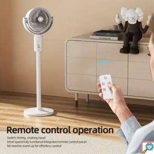 3 σε 1 Φορητός Aνεμιστήρας Ρυθμιζόμενος USB με 5 επίπεδα ρύθμισης ροής αέρα & τηλεχειριστήριο – Λευκό 