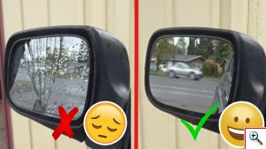 Τζάμι ανταλλακτικό για Καθρέπτη Αυτοκινήτου CarSun 17488