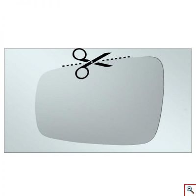 Τζάμι ανταλλακτικό για Καθρέπτη Αυτοκινήτου CarSun 17488