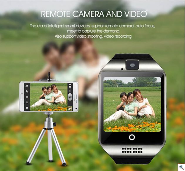 Smart Watch - Ρολόι Κινητό Τηλέφωνο με Οθόνη Αφής, Κάμερα & Ελληνικό Menu