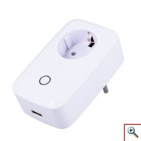 Έξυπνη Wifi Wireless Τηλεχειριζόμενη Πρίζα Ρεύματος ANDOWL 10A 2000W Έλεγχος μέσω Smartphone App - EU