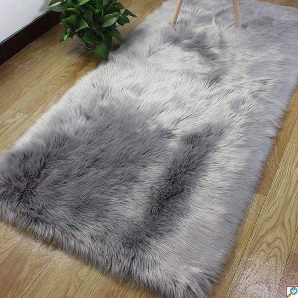 Sheepskin Χνουδωτό Χαλί Διάδρομος Από Συνθετική Γούνα 120x60 εκ.