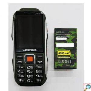 Κινητό Τηλέφωνο με 2 SIM, Powerbank, Oθόνη 2,6” και Φακό Landrover