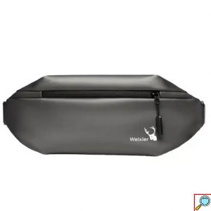 Αδιάβροχο Τσαντάκι Ώμου – Χιαστί σε Γκρι Χρώμα Unisex 25x14x6cm WEIXER