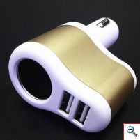 Ισχυρός Φορτιστής Αυτοκινήτου με 2 USB Θύρες