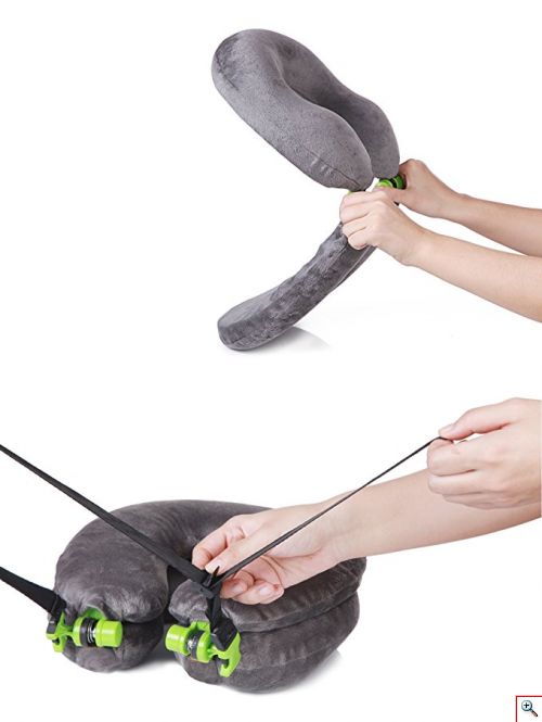 Μαξιλάρι Ταξιδιού 5 σε 1 - Travel Pillow 5 Comfort Modes