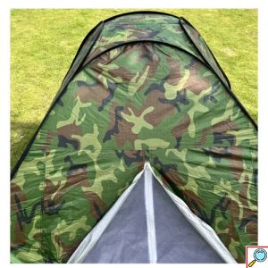 Αυτόματη Σκηνή Camping για 2 Άτομα Αδιάβροχη με Τσάντα μεταφοράς 200x200x130 εκ Camouflage
