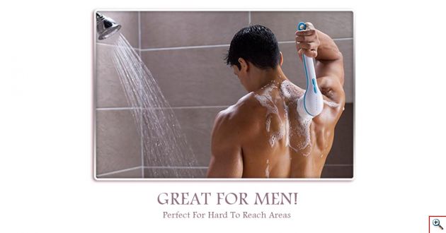 Περιστρεφόμενη Βούρτσα Σώματος με 5 Εξαρτήματα Spa