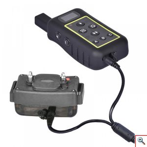 Αδιάβροχο Ηλεκτρονικό Κολάρο Τεράστιας Εμβέλειας 2000μ Εκπαίδευσης Σκύλου με 3 Λειτουργίες, LED Φωτάκι, Επαναφορτιζόμενη Μπαταρία - Dog Trace