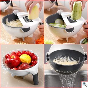 Πολυκόφτης Λαχανικών με Σουρωτήρι - Multifunction Chopper