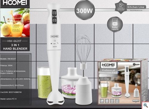 Ραβδομπλέντερ 300W - Hand Blender HM-6620T