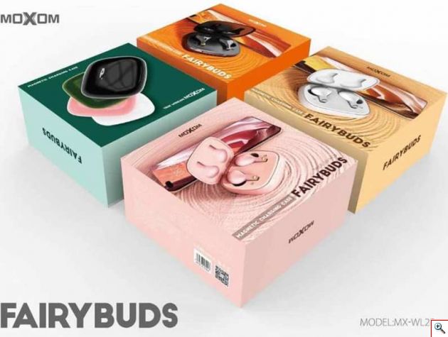 Ασύρματα Επαναφορτιζόμενα Ακουστικά Bluetooth με Θήκη Φόρτισης MOXOM