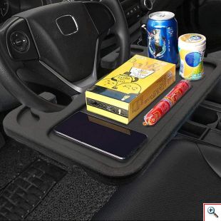 Κρεμαστή Βάση - Τραπεζάκι Αυτοκινήτου 2 Όψεων - Car Steering Wheel Tray