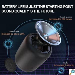 T&G Φορητό Ασύρματο Ηχείο Bluetooth,USB, FM, TF, HiFi 2x5W