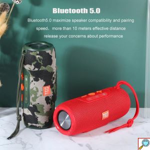 T&G Φορητό Ασύρματο Ηχείο Bluetooth,USB, FM, TF, HiFi 2x5W