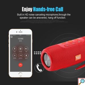 T&G Φορητό Ασύρματο Ηχείο Bluetooth,USB, FM, TF, HiFi 2x5W