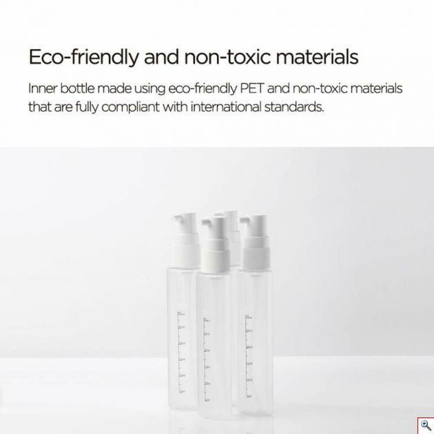 Περιστρεφόμενο Δοχείο - Σετ 4 Μπουκαλάκια Σπρέι Ταξιδιού - Smart Travel Bottles Set