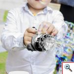 Οχταπλό Όπλο για Άπειρες Σαπουνόφουσκες Πολύχρωμες - Bubble Machine Gun - Συσκευή για Φυσαλίδες