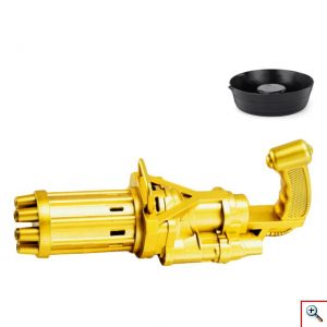 Οχταπλό Όπλο για Άπειρες Σαπουνόφουσκες Πολύχρωμες - Bubble Machine Gun - Συσκευή για Φυσαλίδες