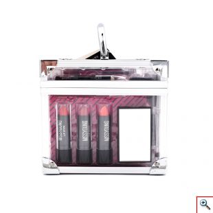 Διάφανο Βαλιτσάκι Μακιγιάζ με 41τμχ - Miss Young Make up Set MG14282
