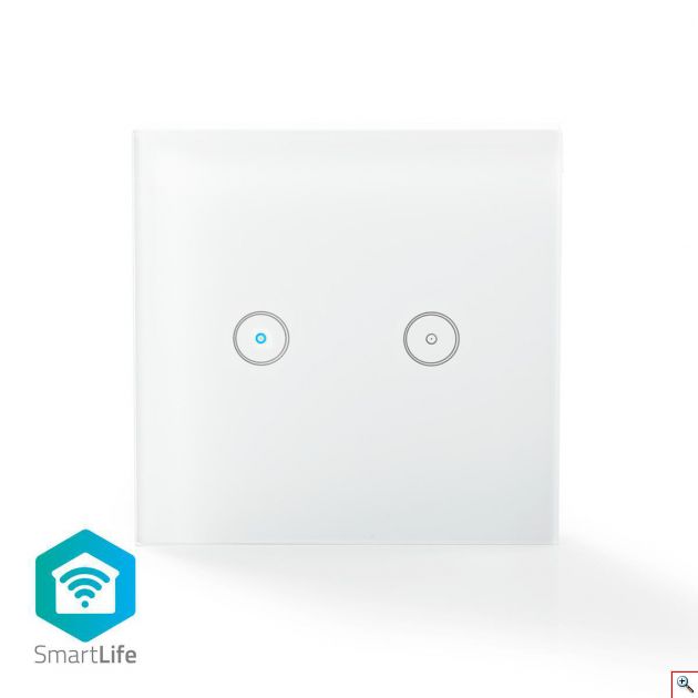 Λάμπα - Φωτιστικό με Διπλό Διακόπτη Αφής Wi-Fi Smart Light Switch Dual 