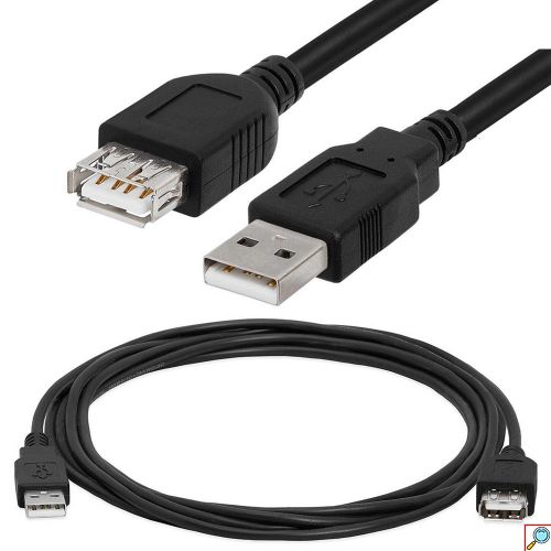 Επέκταση USB 2.0 Καλώδιο Θυληκό σε Αρσενικό Υψηλής Ταχύτητας - A Male to A Female Adapter Cable Extender