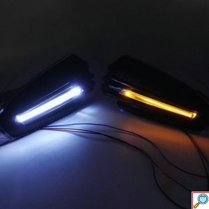 Carbon Σετ Προστατευτικά 22mm 7/8 με Φλας για το Grip Τιμονιού Μηχανής - Μαύρο 2τμχ