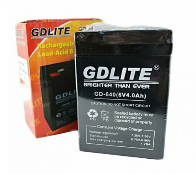 Μπαταρία Μολύβδου 6V 4.0Ah GDLITING
