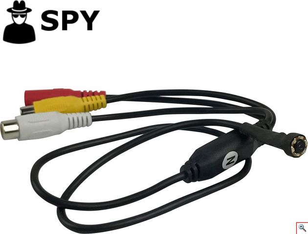 Ultra Mini Κρυφή Κάμερα Παρακολούθησης 2.0MP 5x0.6cm - CCTV Mini Spy Camera - Καταγραφή Ασπρόμαυρης Εικόνας & Ήχου