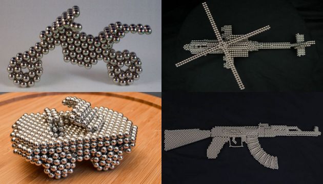 Μαγνητικοί Κύβοι Σετ 125 Τεμαχίων για Ατελείωτες Ώρες Καλλιτεχνικής Δημιουργίας Μαγνητικές Μπίλιες Fidget Magnetic Cubes