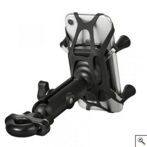 Motowolf® Αδιάβροχη Βάση Κινητού με Έξυπνη Φόρτιση USB 2.1A MDL2815