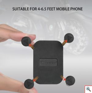 Motowolf® Αδιάβροχη Βάση Κινητού με Έξυπνη Φόρτιση USB 2.1A MDL2815