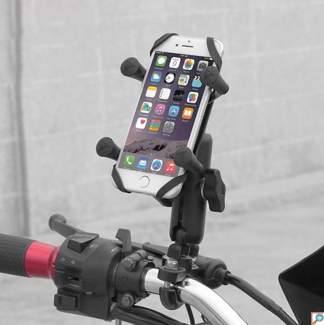 Motowolf® Αδιάβροχη Βάση Κινητού με Έξυπνη Φόρτιση USB 2.1A MDL2815