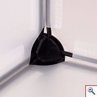 DIY Υφασμάτινη Αυτοσχέδια Ντουλάπα με Μαγνήτες - 8 Κύβοι 35cm - Cube Organizer Systems Σχέδιο Μπεζ Ξύλο