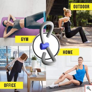 Όργανο Αντίστασης - Ελατήριο Ασκήσεων Προσαγωγών Ποδιών, Χεριών & Στήθους Γκρι