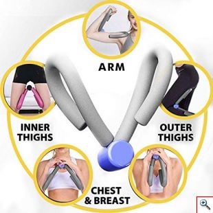 Όργανο Αντίστασης - Ελατήριο Ασκήσεων Προσαγωγών Ποδιών, Χεριών & Στήθους Γκρι
