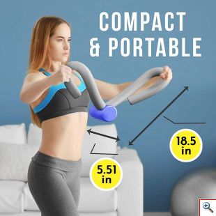 Όργανο Αντίστασης - Ελατήριο Ασκήσεων Προσαγωγών Ποδιών, Χεριών & Στήθους Γκρι