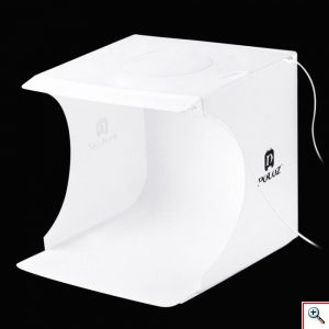 Puluz PU5137 Μίνι Αναδιπλούμενο Φωτογραφικό Στούντιο Προϊόντων με 6 Σκηνικά & LED Φωτισμό 20x20x20cm