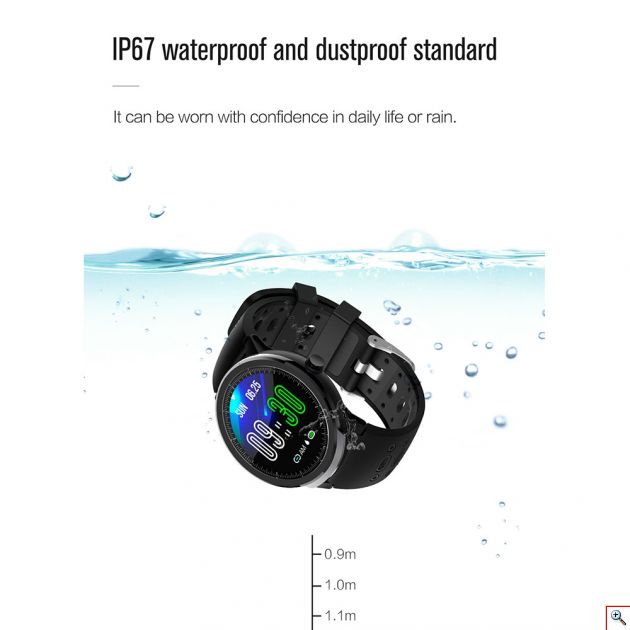 Smart Watch - Ρολόι Κινητό Τηλέφωνο με Οθόνη Αφής, Βηματομετρητή, Μέτρηση Ύπνου, Ειδοποιήσεις, Internet, Ξυπνητήρι κλπ