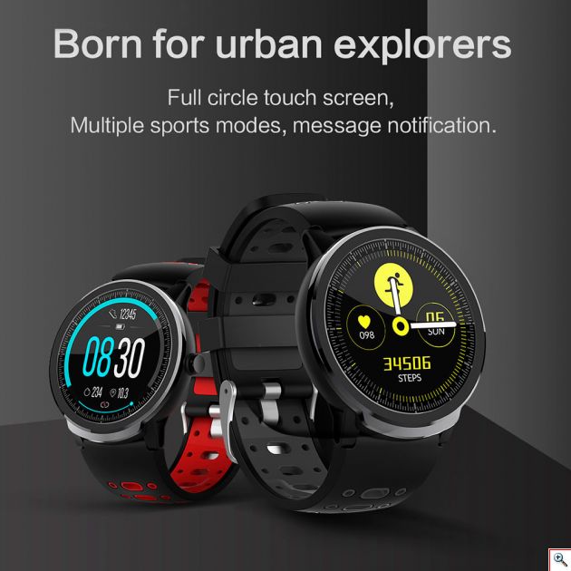 Smart Watch - Ρολόι Κινητό Τηλέφωνο με Οθόνη Αφής, Βηματομετρητή, Μέτρηση Ύπνου, Ειδοποιήσεις, Internet, Ξυπνητήρι κλπ