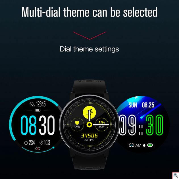 Smart Watch - Ρολόι Κινητό Τηλέφωνο με Οθόνη Αφής, Βηματομετρητή, Μέτρηση Ύπνου, Ειδοποιήσεις, Internet, Ξυπνητήρι κλπ