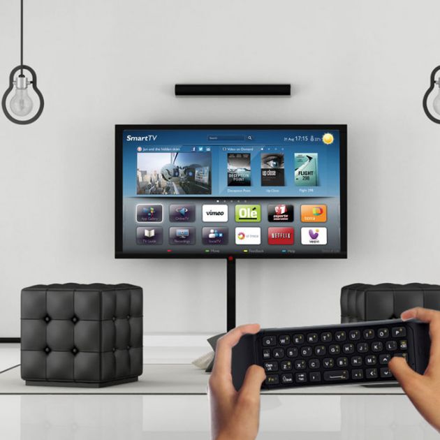 Πληκτρολόγιο, Air Mouse και Τηλεχειριστήριο για Smart TVs 3 σε 1