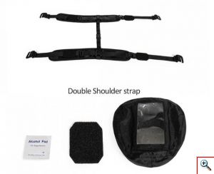 Σακίδιο - Τσάντα Ρεζερβουάρ με Ιμάντες & Αδιάβροχο Κάλυμμα Motowolf® MDL0702 Μαύρο