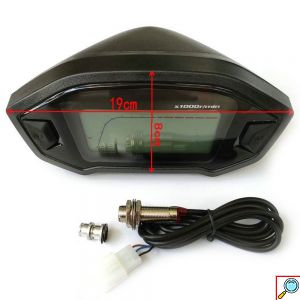 Universal Ψηφιακό LED Στροφόμετρο για Μοτοσυκλέτες με 1-2-4 Κυλίνδρους