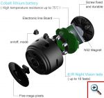 Mini Ασύρματη IP WiFi Κρυφή Κάμερα 720p HD με Μπαταρία, Μαγνητική Βάση, Νυχτερινή Λήψη IR, Ανιχνευτή Κίνησης, Ειδοποίηση στο Κινητό & Μικρόφωνο