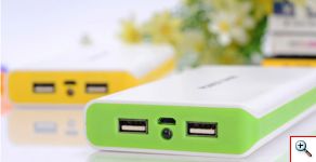 Power Bank 2,1A - Μπαταρία Γίγας 20.000mAh για Κινητά, Gps, Κάμερες & Tablet