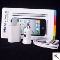 Φορτιστής Ρεύματος και Αυτοκινήτου για iPhone 3GS /4S/ 4G